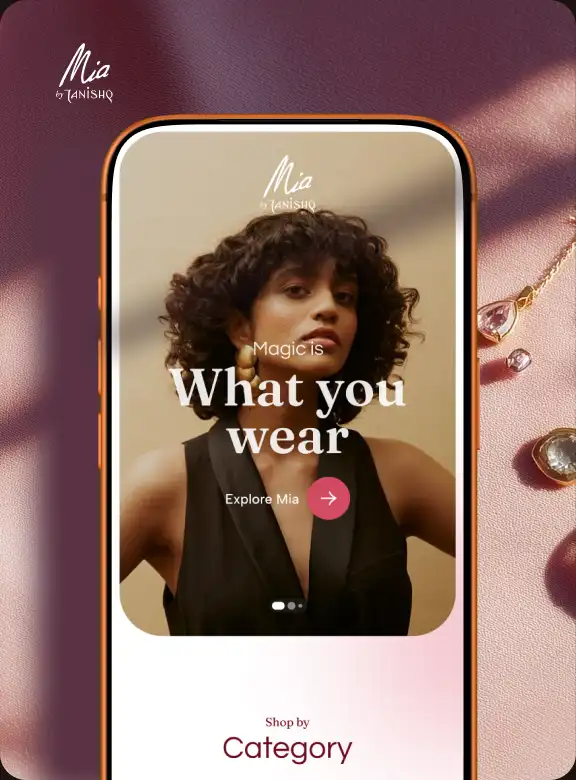 Mia by Tanishq — eCommerce and video production