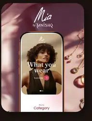 Mia by Tanishq mobile app design showcase