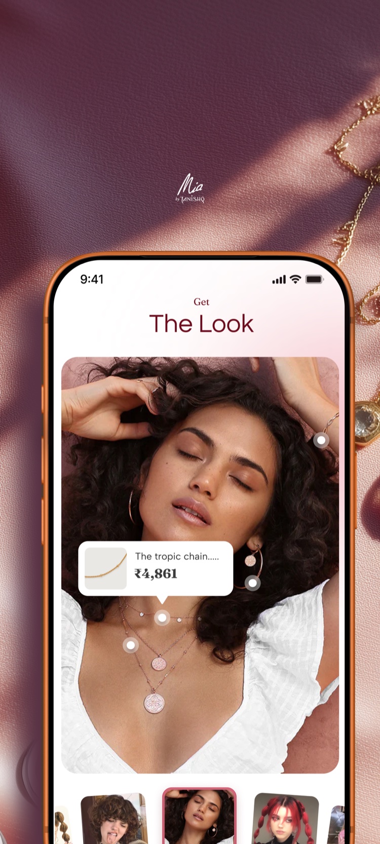 Mia by Tanishq app screens